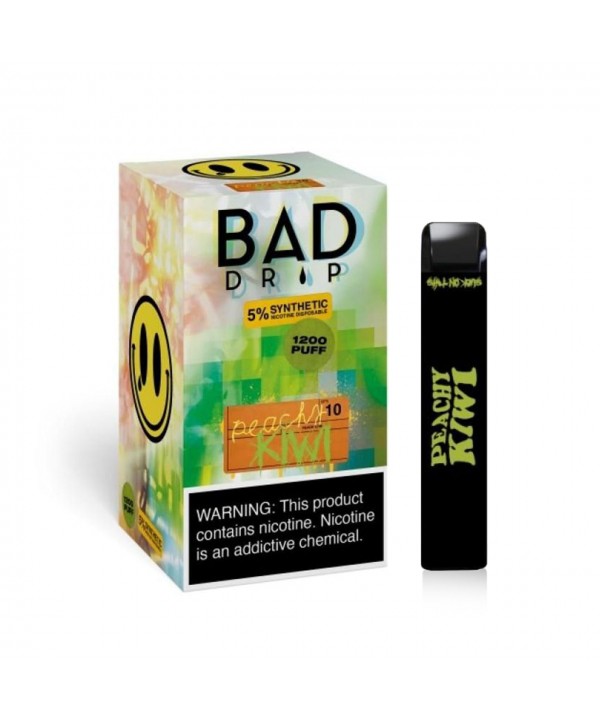 Peachy Kiwi | 1200 Puff Disposable (Synthetic Nic)